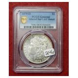 1879 O Morgan Silver Dollar PCGS Genuine AU Detail