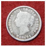1888 Canada Silver Half Dime