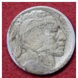 1915 D Buffalo Nickel - date treated