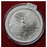 2022 Mexico Onza 1oz .999 Silver Bullion