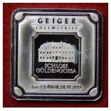 Geiger 1oz .999 Silver Bullion Bar