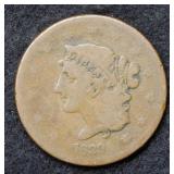 1839 Head of 1838 Large Cent