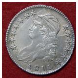 1811 Bust Silver Half - Planchet Brakes