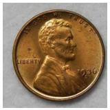 1936 D Lincoln Wheat Cent