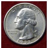 1935 Washington Silver Quarter