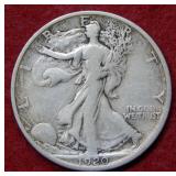 1920 S Walking Liberty Silver Half