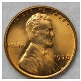 1938 Lincoln Wheat Cent