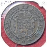 1870 Luxemburg 10 Centimes