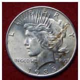 1935 Peace Silver Dollar Coin