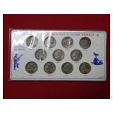 (11 coins) Complete Set of Silver Nickel Coins