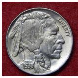 1938 D/S Buffalo Nickel