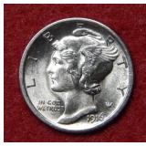 1916 Mercury Silver Dime