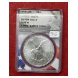 2021 (S) Silver Eagle 1oz ANACS MS70 Type II