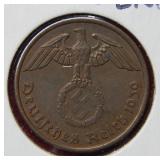 1939 A Germany 2 Reichspfennig