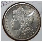 1890 CC Morgan Silver Dollar Coin