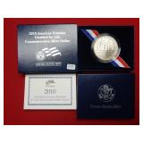 2010 Disabled Veterans UNC Silver Dollar Comm