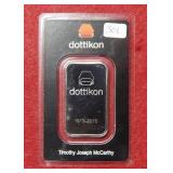 20g Palladium 999.5 Bullion Bar
