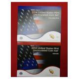 2014 P&D UNC Coins