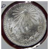 1944 Mexico Silver Peso