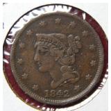 1842 Large Cent