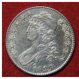 1829 Bust Silver Half Dollar