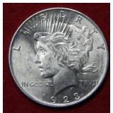 1923 D Peace Silver Dollar