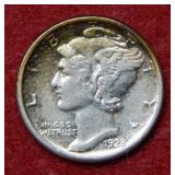 1928 S Mercury Silver Dime