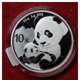 2019 China Silver Panda 30g .999 Bullion