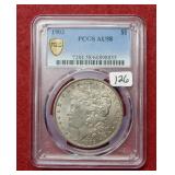1903 Morgan Silver Dollar PCGS AU58