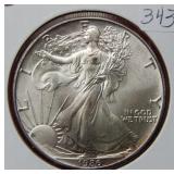 1986 Silver Eagle 1 oz ***