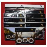 (9) Three Quarter Collection of National Parks