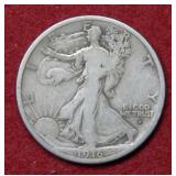 1936 D Walking Liberty Silver Half Dollar Coin