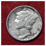 1936 D Mercury Silver Dime