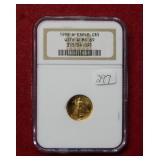 1999 W Gold $5 Eagle NGC MS69