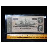 1864 $20 CSA Note T-67