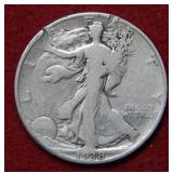 1938 D Walking Liberty Silver Half