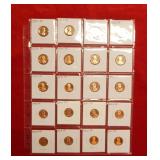 (20) Proof Lincoln Cents back to 1957