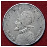 1934 Panama Silver Balboa