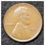 1924 D Lincoln Wheat Cent Brown