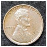 1916 D Lincoln Wheat Cent - red & brown