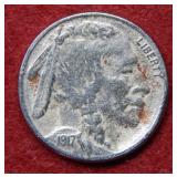 1917 S Buffalo Nickel - cleaned
