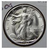 1946 S Walking Liberty Silver Half