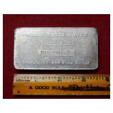 10oz .999 Fine Silver Bullion Bar ***