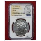 2024 Peace Silver Dollar NGC MS69