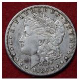1886 S Morgan Silver Dollar Coin