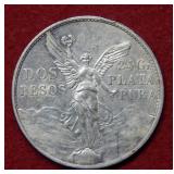 1921 Mexico 2 Silver Peso