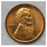 1936 S Lincoln Wheat Cent