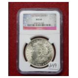 1921 Morgan Silver Dollar NGC MS64