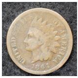 1864 L Indian Head Cent