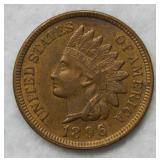 1896 Indian Head Cent - brown